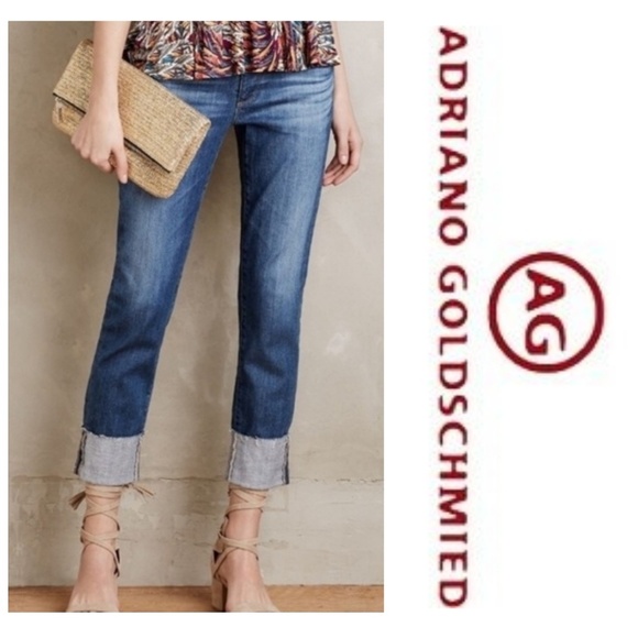 ag stevie cuffed jeans